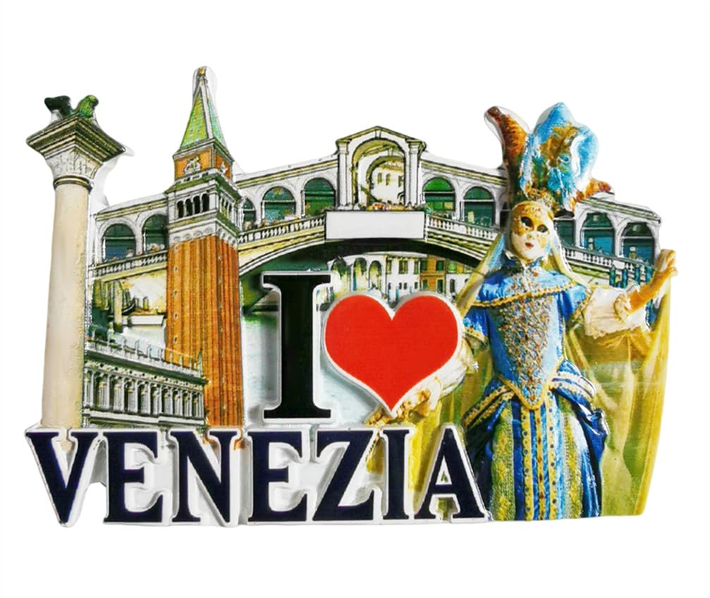 Venice Venezia Italy Innovative 3D Fridge Magnet Stickers Kitchen Refrigerator Decor Traveler Souvenirs Gifts Tourist Attraction Decorative Refrigerator Magnets Kitchen Accessories