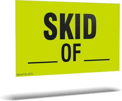 Kenco 3" X 5" Skid of Shipping Label Stickers for Shipping and Packing - 500 Permanent Adhesive Labels Per Roll