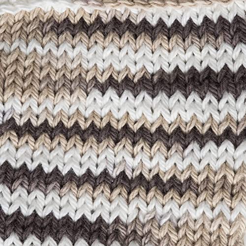 Lily Sugar N Cream Cones Chocolate Ombre Yarn - 1 Pack Of 14Oz/400G - Cotton - #4 Medium - 706 Yards - Knitting/Crochet #TOP4