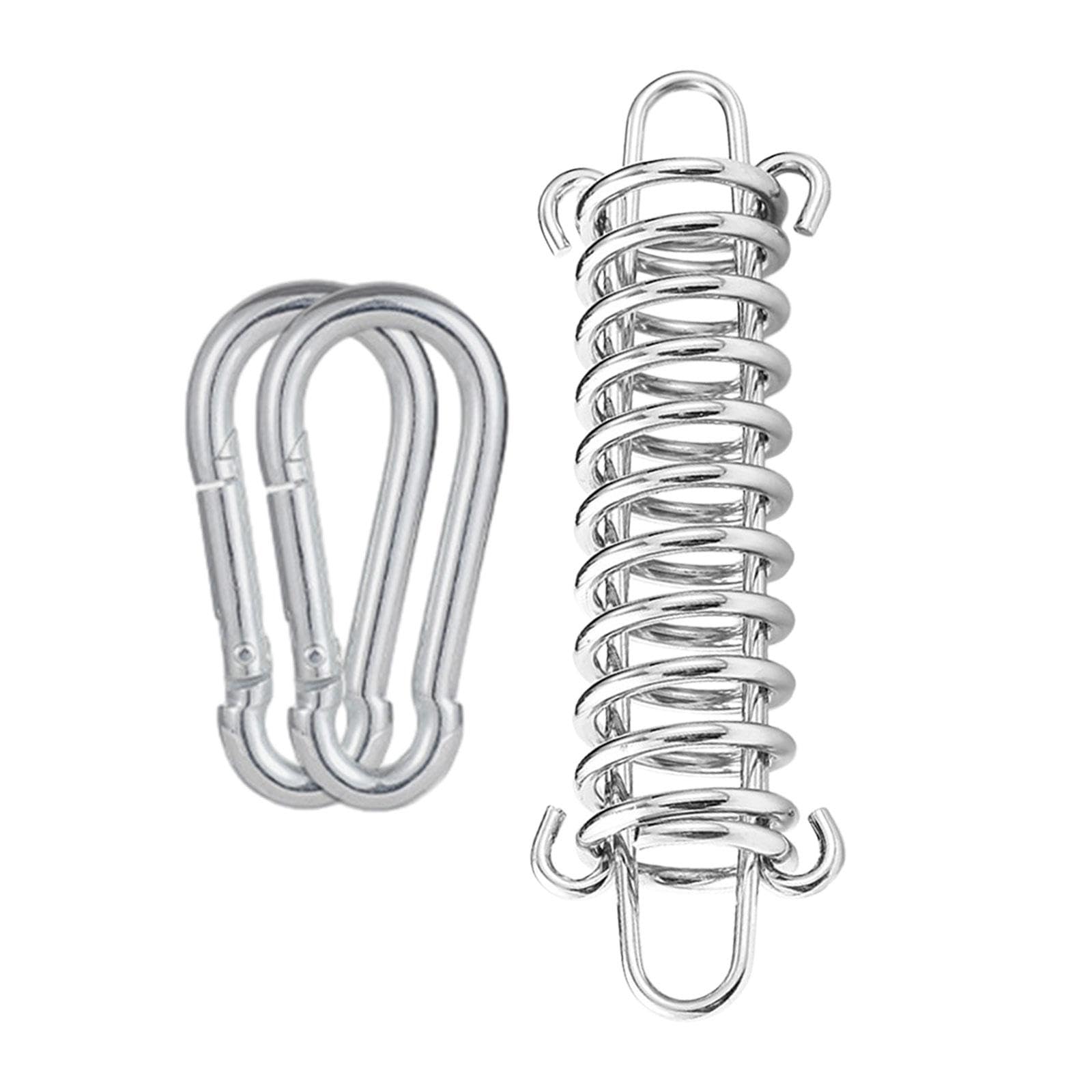 Fashion My Day Tent Spring Buckles High Strength Spring Pole for Fishing Travelling Camping with Carabiner-image-27