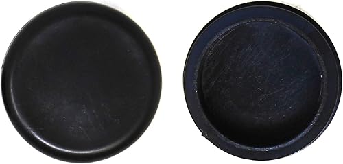 Miniatura 7 de Tapa de extremo de tubo redondo de 1.5 pulgadas, tapón de extremo de orificio negro de plástico, tapón de cubierta de tubo de diámetro exterior de