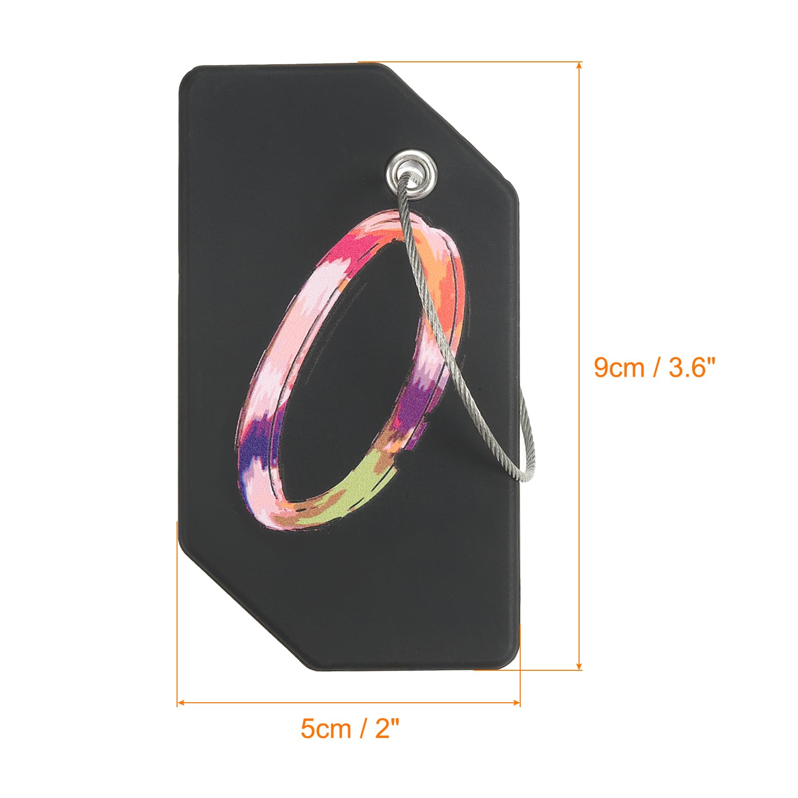 MECCANIXITY Silicone Luggage Tags 3.6