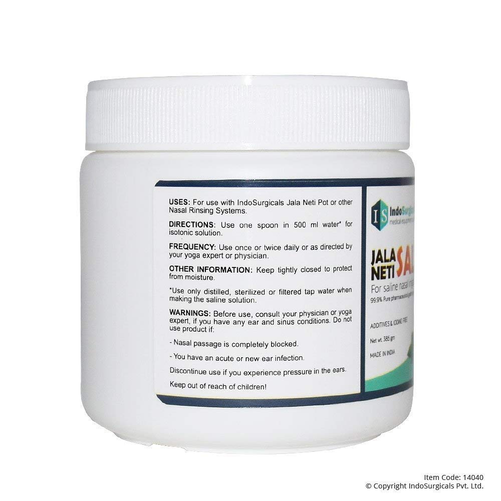 IS IndoSurgicals Jala Neti Salt Plus, 385 gm (3) - Image 2 thumbnail