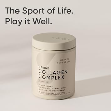 Sports Research, Marine Collagen Complex, Plain, 5.8 Ounce