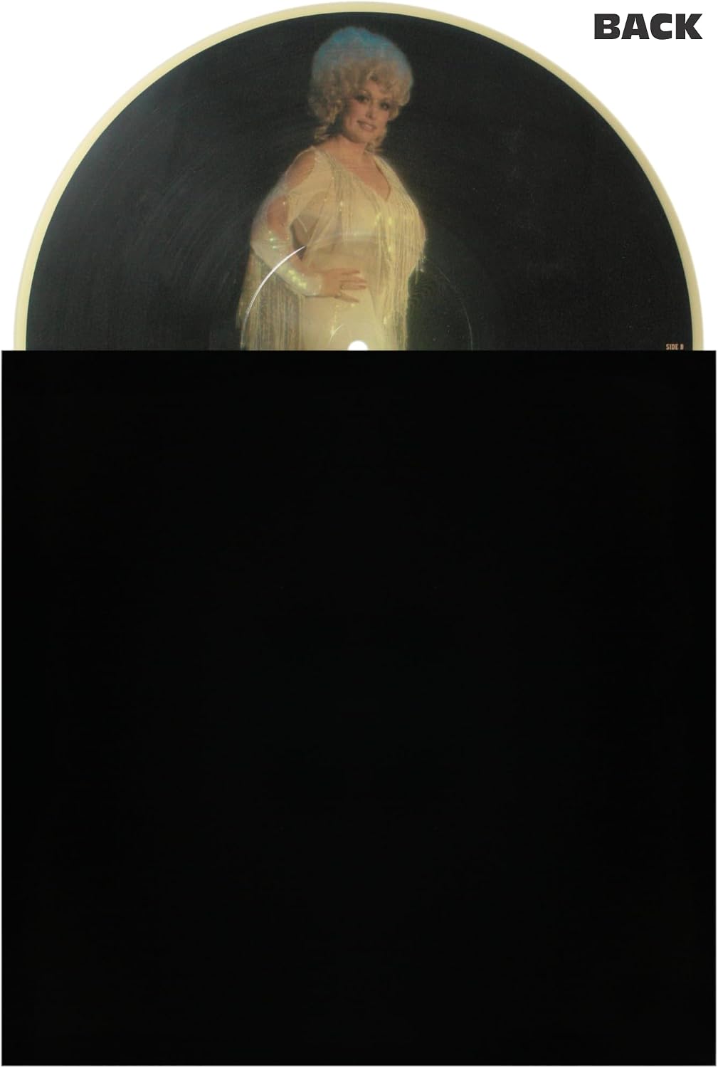 (10-Pack) 12-Inch Picture Disc Vinyl Record Jackets – Black Paperboard Sleeves with Large 10.25" Center Hole – 16pt Heavyweight Display Covers for Picture Disc LPs