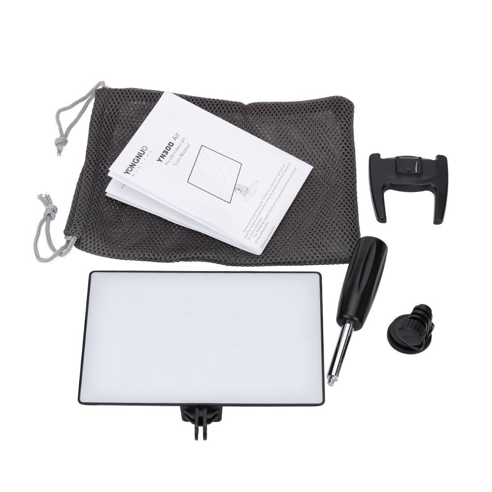 YONGNUO YN300 Air Pro LED Video Fotografie Kamera Licht einstellbare Farbtemperatur 3200K - 5500K für Canon Nikon Pentax Sony Olympus