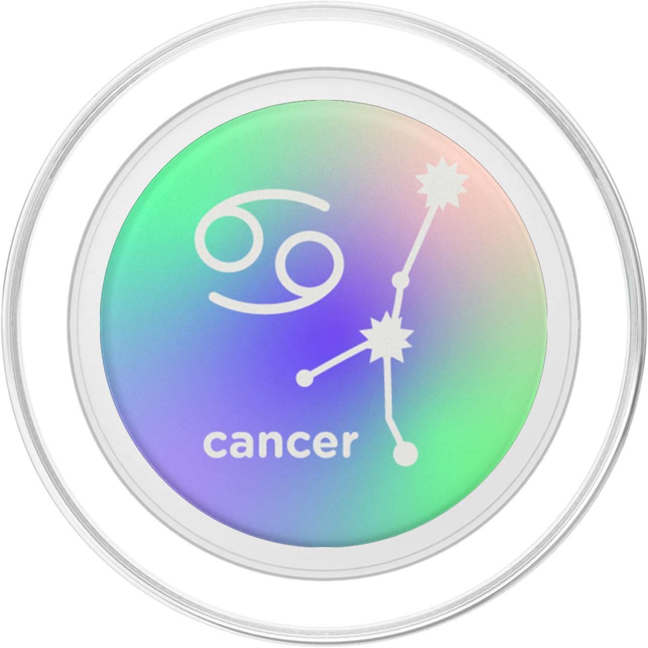 PopSockets Zodiac Phone Grip - Cancer Zodiac Sign PopSockets PopGrip for MagSafe