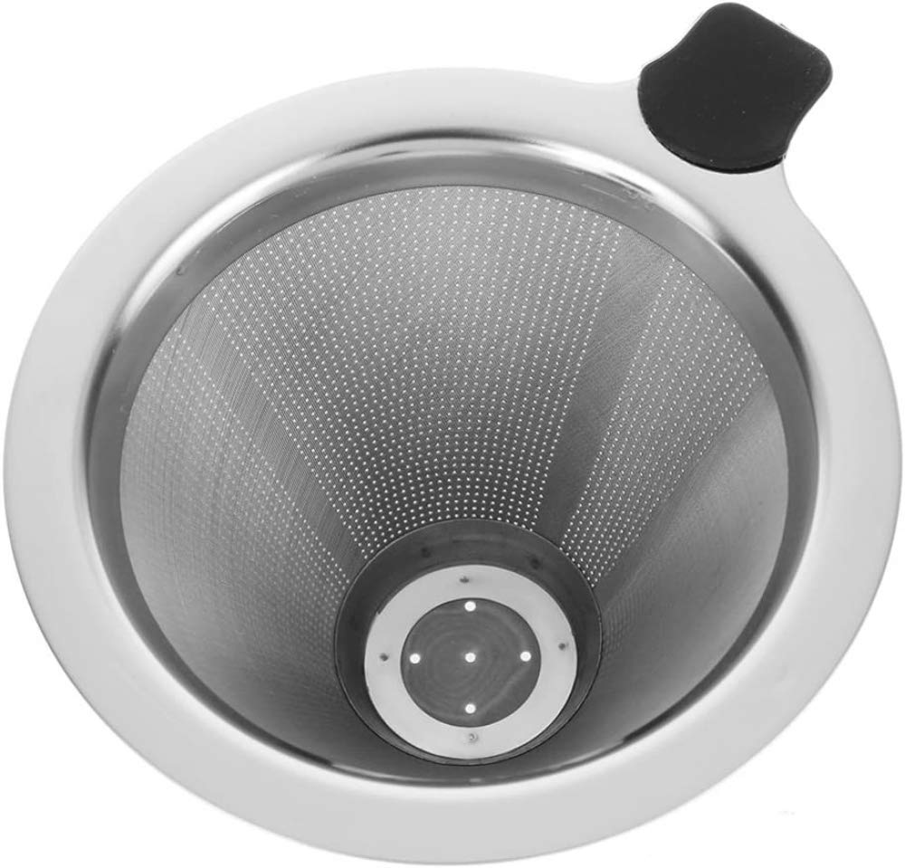 Pour Over Coffee Maker - Cafetera Clásica De Goteo Manual para Filtro De Papel - Taza De Café De Vidrio De Borosilicato De 400 Ml
