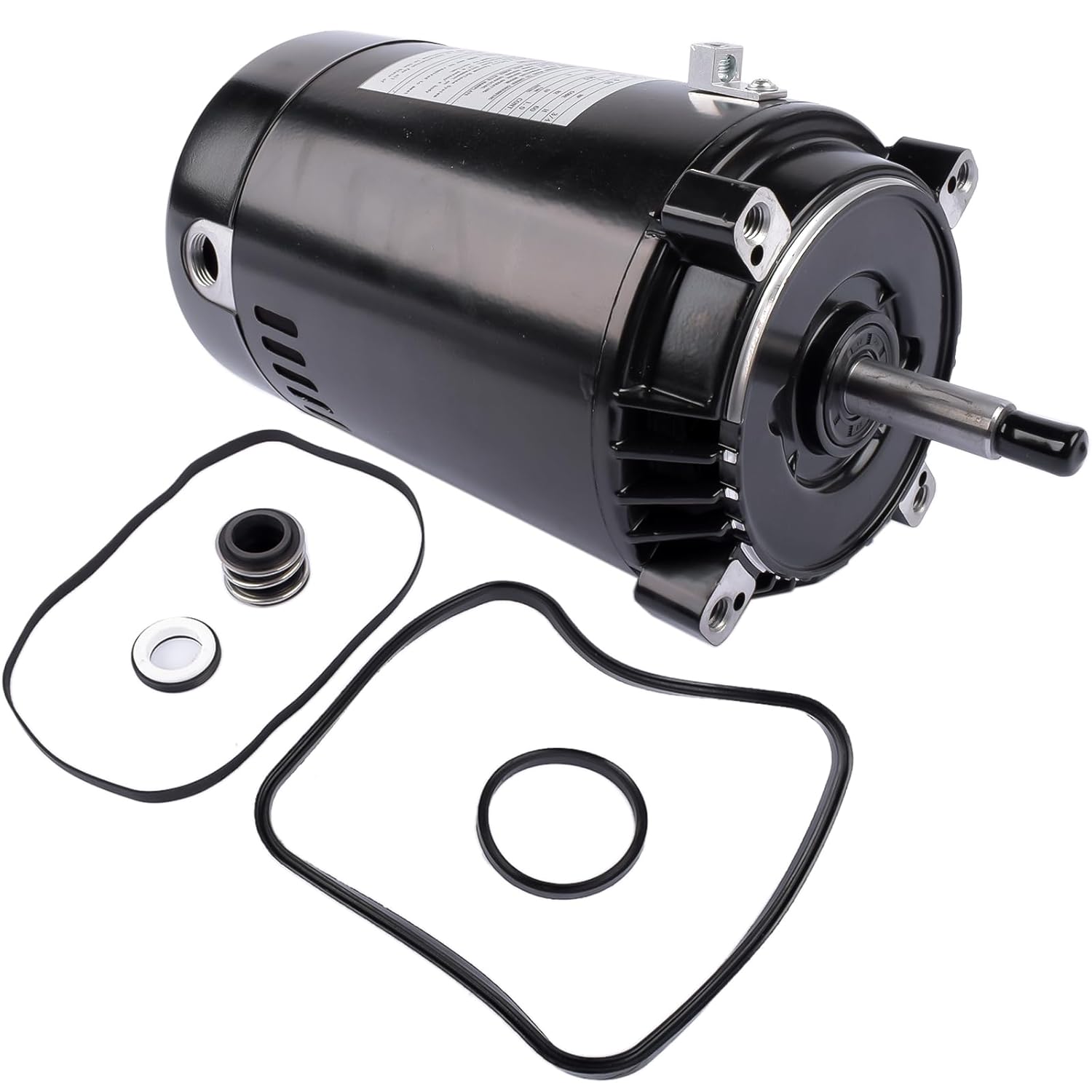 UST1072 Round Flange Pool Pump Motor 3/4HP 115/230V, Swimming Pool Pump Motor with Seal Kit Replacement for Hayward Super, Super II, Max Flow Pumps, Northstar & Jacuzzi Magnum Pump