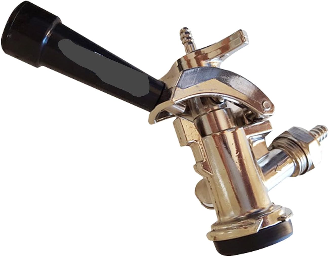 Beer Keg Coupler, Sankey D System Keg Coupler, Beer Keg Tap Dispenser, 304 Stainless Steel Probe, for Beer Kegs Beer Brewing