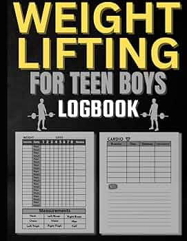 Weight Lifting Log Book Cover Illustration Par Jahanul · Creative Fabrica