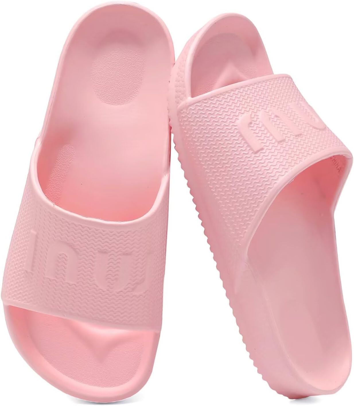 Arch Support Slides Comfortable Beach Pool Slippers, Lightweight Indoor Outdoor Slide Shower Bathroom Sandals Quick Drying