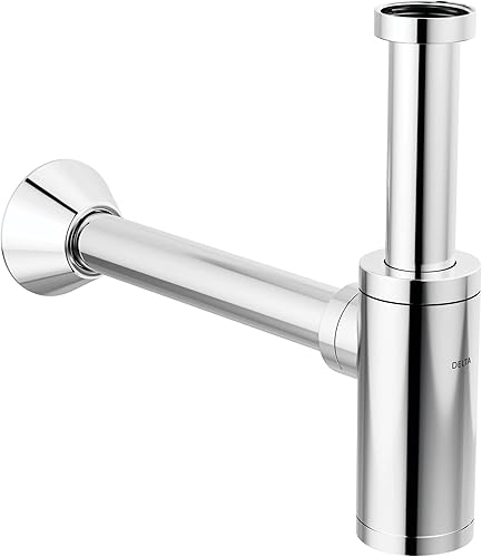 Miniatura 8 de Delta Faucet Trampa P de 1 14 pulgadas, trampa para lavabo de baño, trampa para botellas, trampa P de latón, kit de drenaje de trampa de residuos,