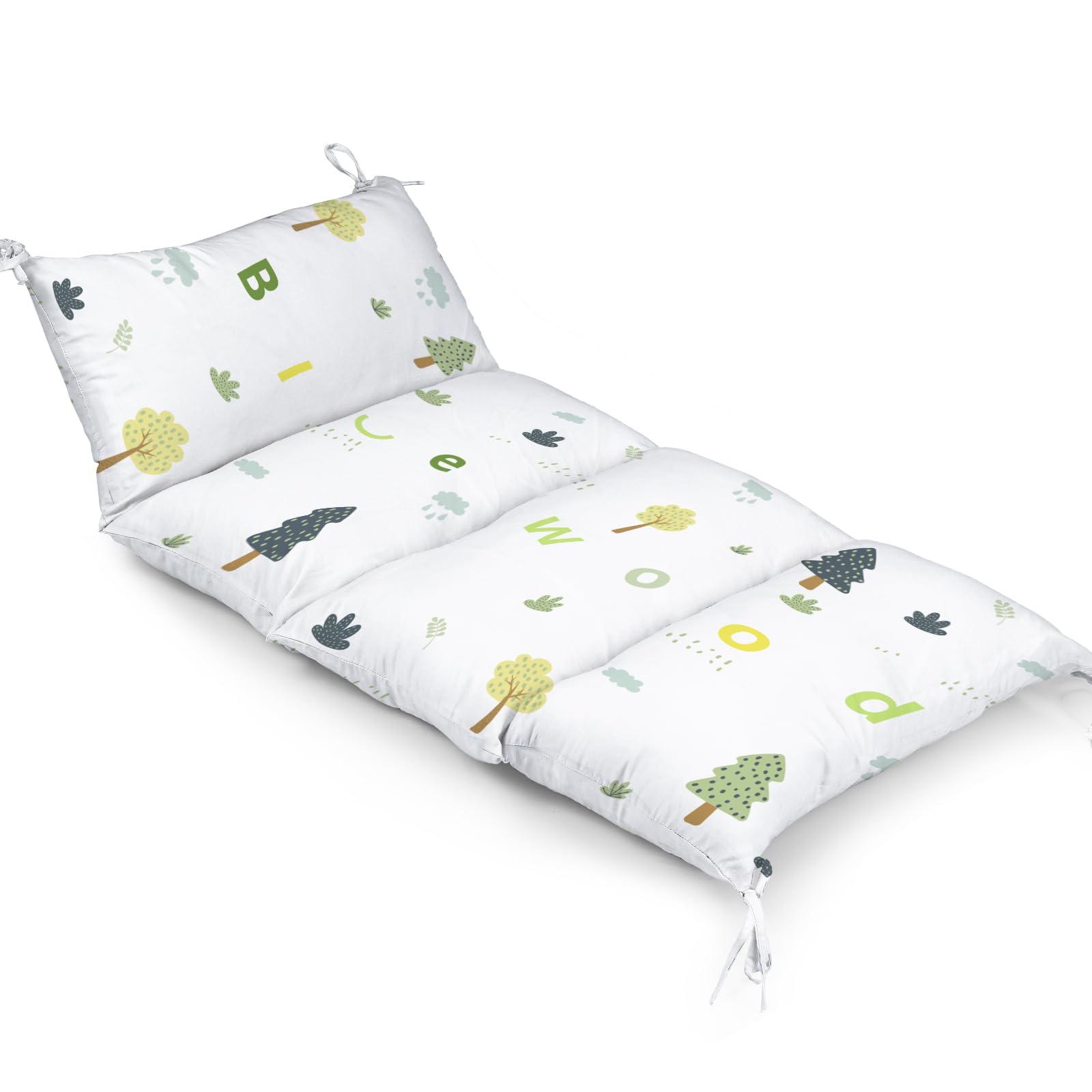 BlueWood Cushion for Climbing Arch, Montessori Philosophy Soft and Non-Slip Pillow for Kids, Pikler Cushion for Reading, Playing, Games, Parties (Forest)