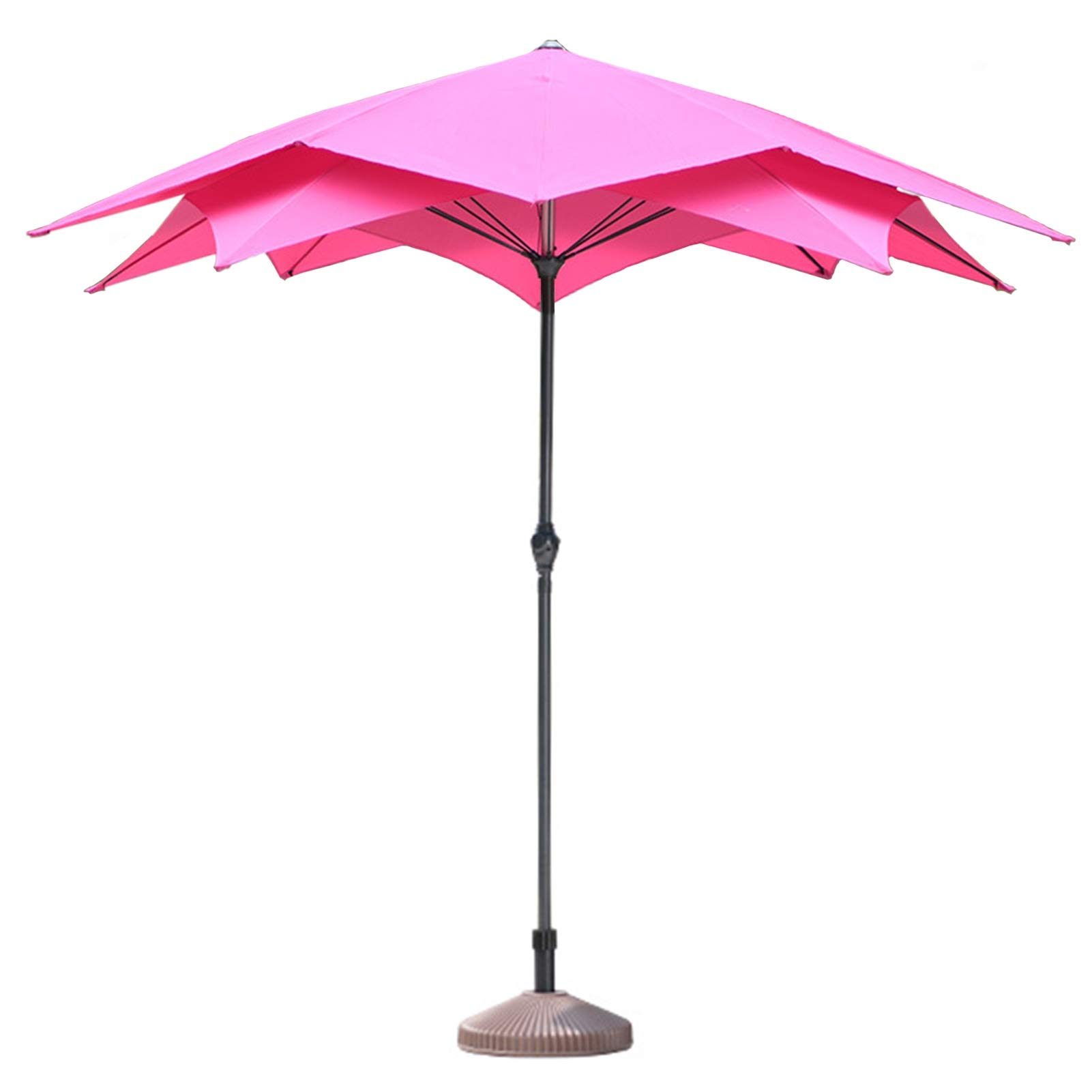 KLLJHB Sombrilla De Jardín Sombrilla De Playa Sombrilla De Patio con Base Incluida, Pequeñas Plantas De Bistró Sombrilla Publicitaria, Protección Solar Sombrilla De Mesa Al Aire Libre