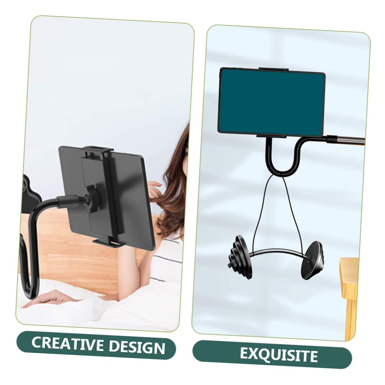 SOIMISS Soporte de Teléfono Flexible con Brazo Gooseneck para Streaming y Grabación para Dibujar y la Compatible con Móviles y Tablets