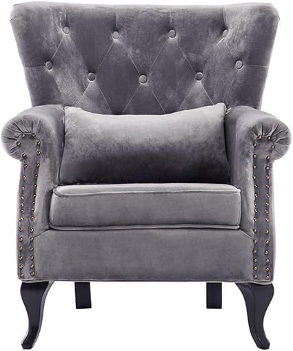 velvet armchair