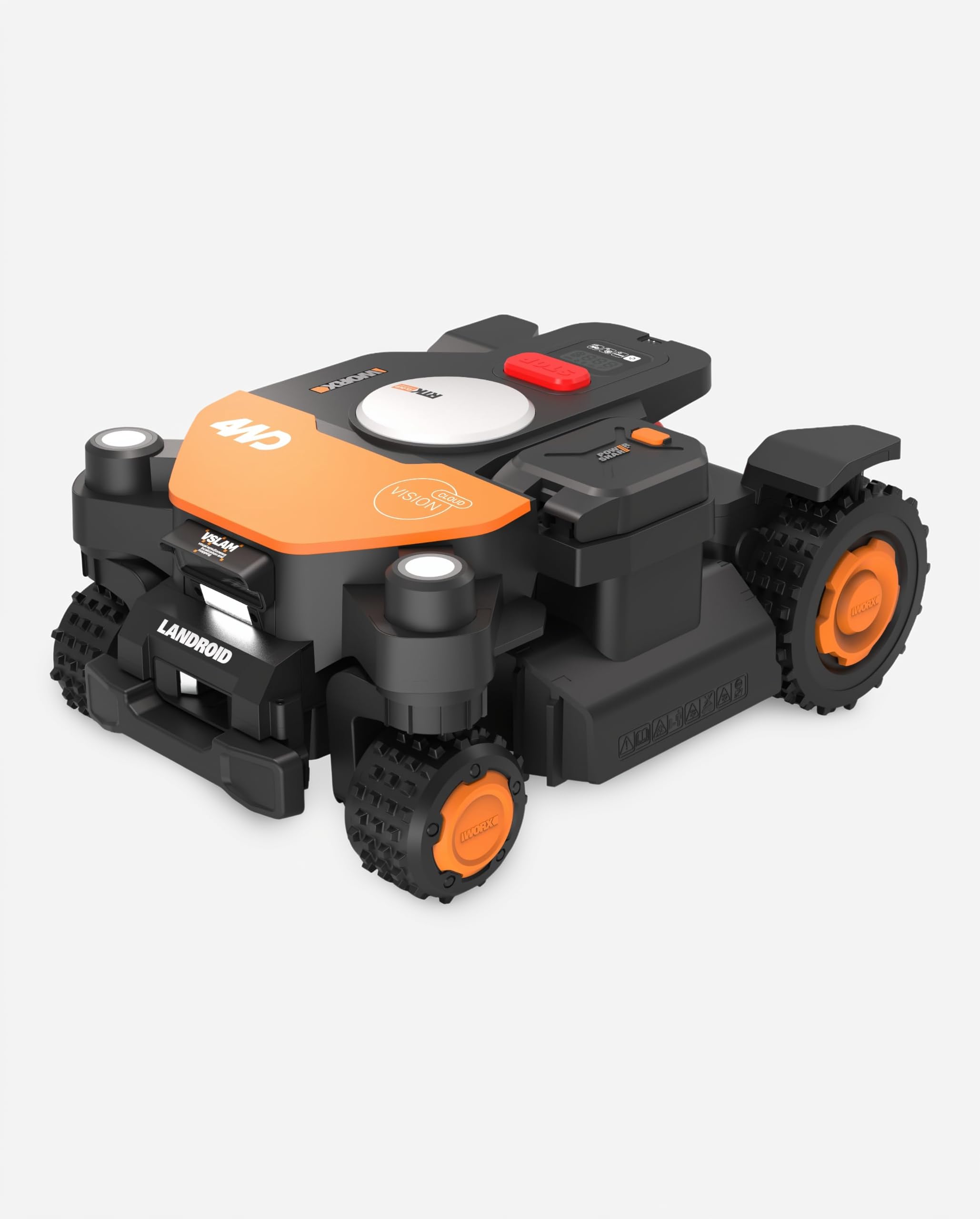MZK 40V 16-Inch 2-in-1 Lawn Mower, Brushless Cordless Push Mower | Brushless mower with 5 height positions and dual batteries for walk-behind mowing in yards and home lawns. product image 19