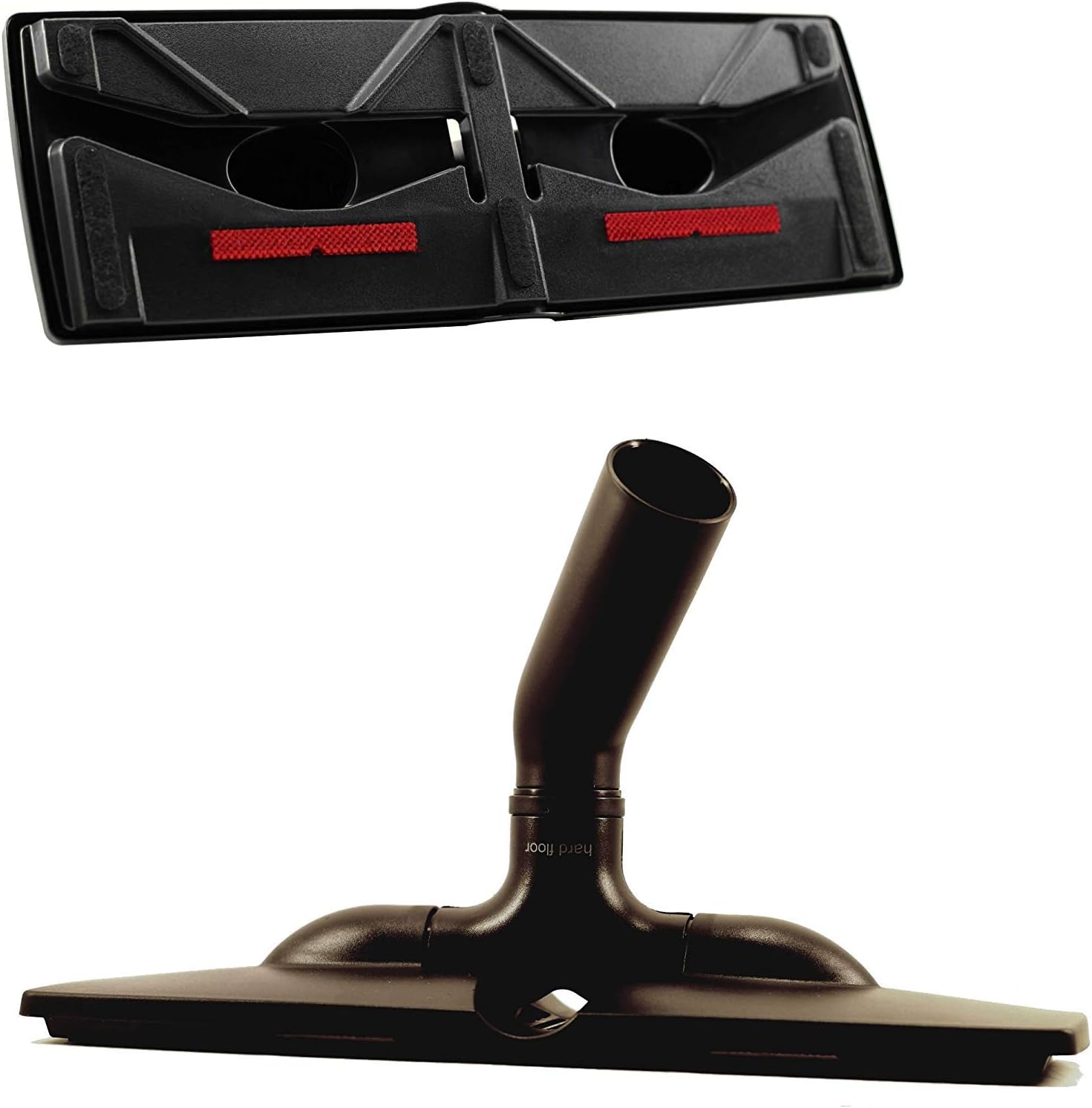 Eurosell Vacuum Cleaner Nozzle – Twin Pro – 2 Channels – Parquet/Laminate/Carpet Vacuum Cleaner Floor Nozzle 32 mm/35 mm ZB Replacement for Philips Bosch Siemens Miele Fakir Tristar AEG Dirt Devil