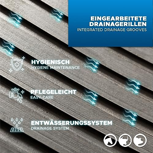 Stallmatten für Pferde von KARAT – Puzzle Gummimatten für Stall und Paddock