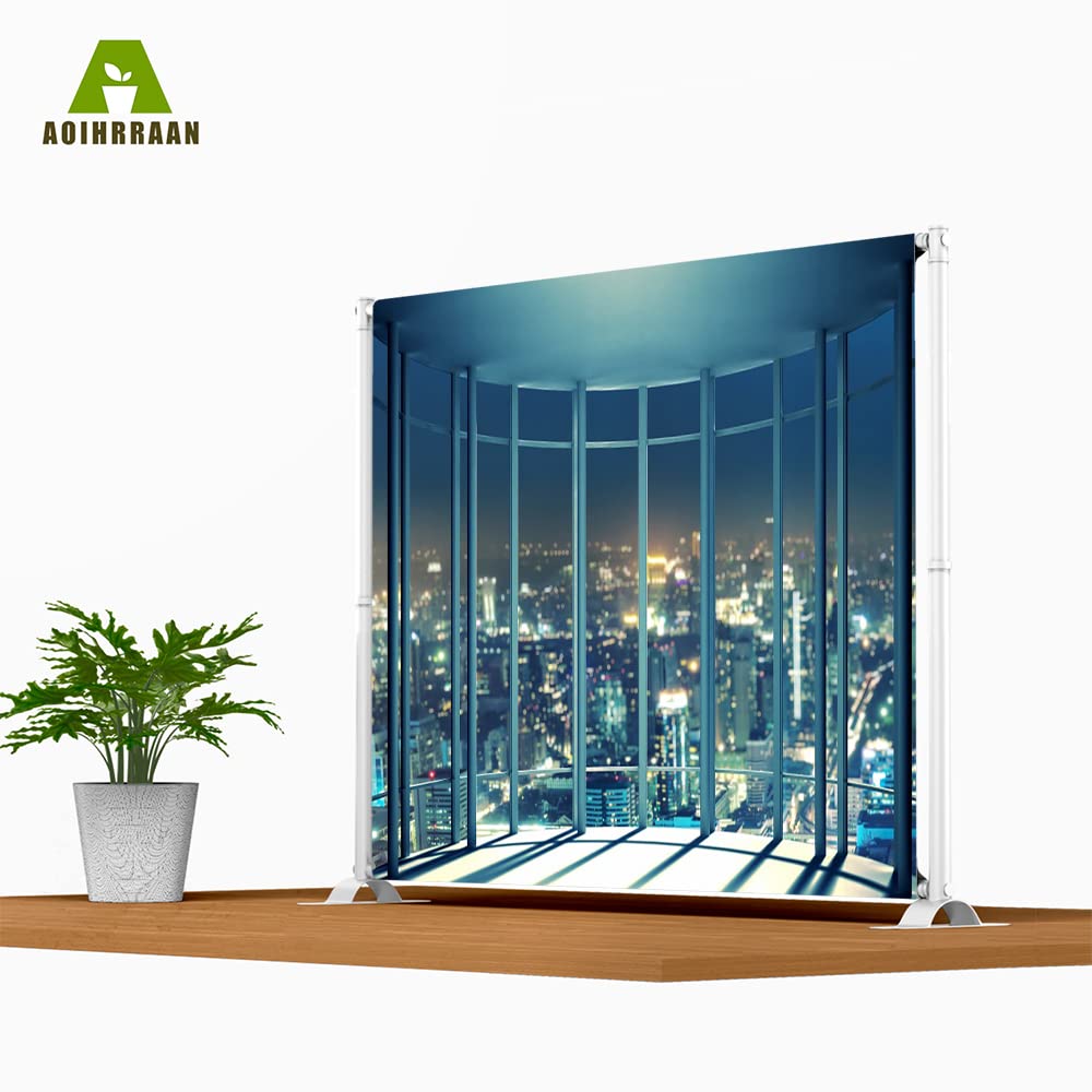 Aoihrraan 2.5 X 2.5 M French Disc Bay Window View Background Classic