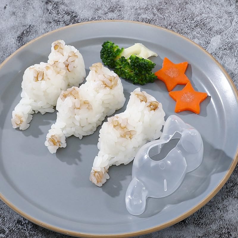 1Set Cute Cat Sushi Making Kit Rice Ball Mold 3D Sushi Mold DIY Seaweed Rice Bento Making Gadgets Kitchen Accessories