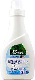Seventh Generation Fabric Softener, 32 Fluid Ounce (Pack of 2) Packaging May Vary