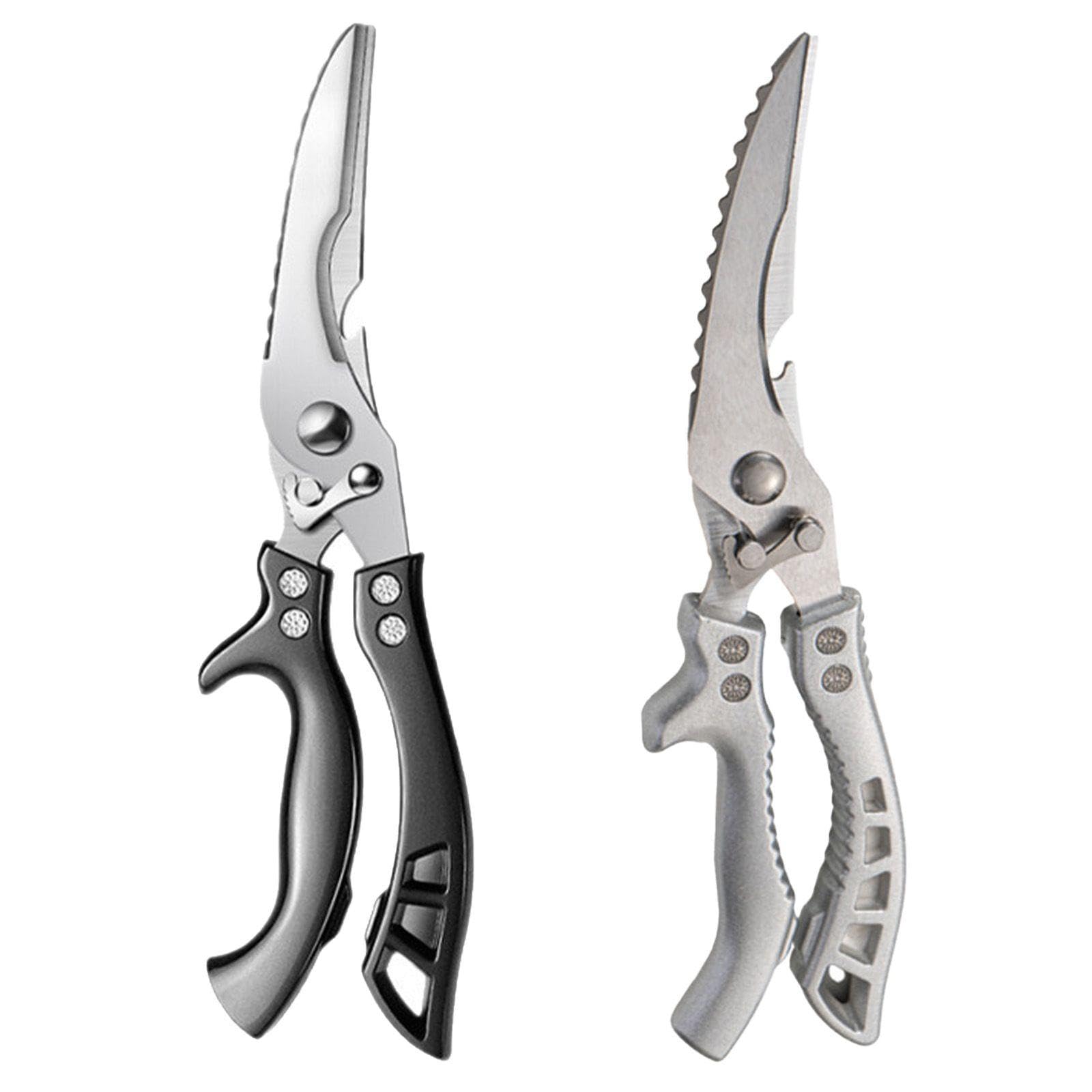 2 Pieces of Chicken Bone Scissors, Multifunctional Food Processing Tools, High Hardness, High Efficiency and Durability, Suitable for Processing Chicken, Duck and Other Meat.