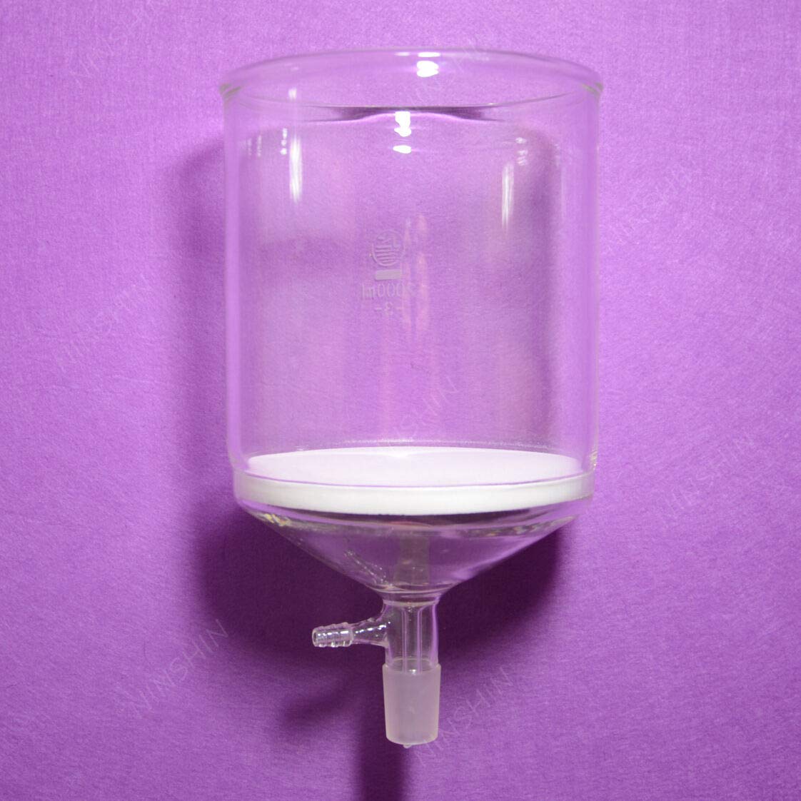 Glassware,Buchner Funnel,3000ML,24/29,Filter Funnel,10​MM Vacuum Hose Connection,Lab Glassware