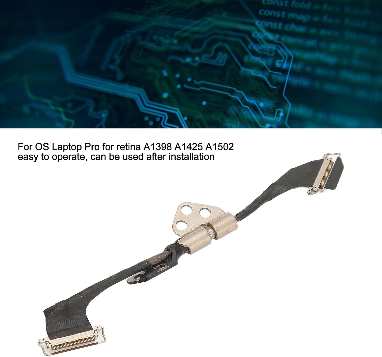 ASHATA LCD Display Cable for OS Laptop Pro for Retina A1398 A1425 A1502,Replacement LCD Screen Cables,LCD Display LVDS Cable, LCD Embedded Display Port Cable, eboxgcJQB985uE