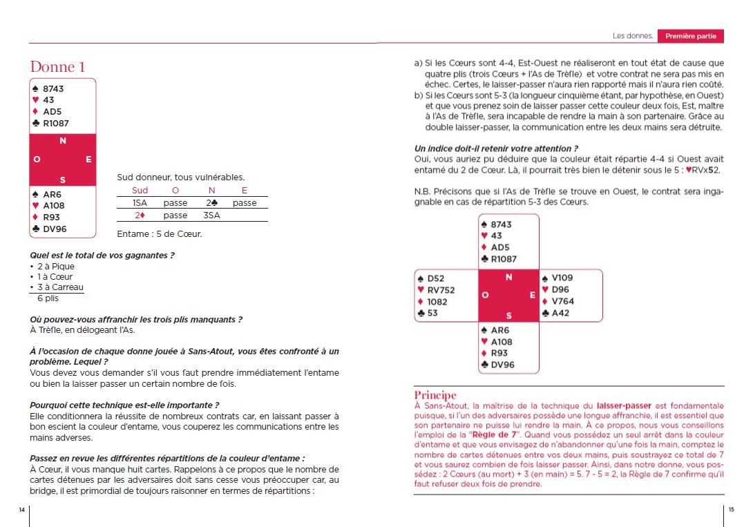 Pas a pas: Tome 1, Le jeu à sans atout