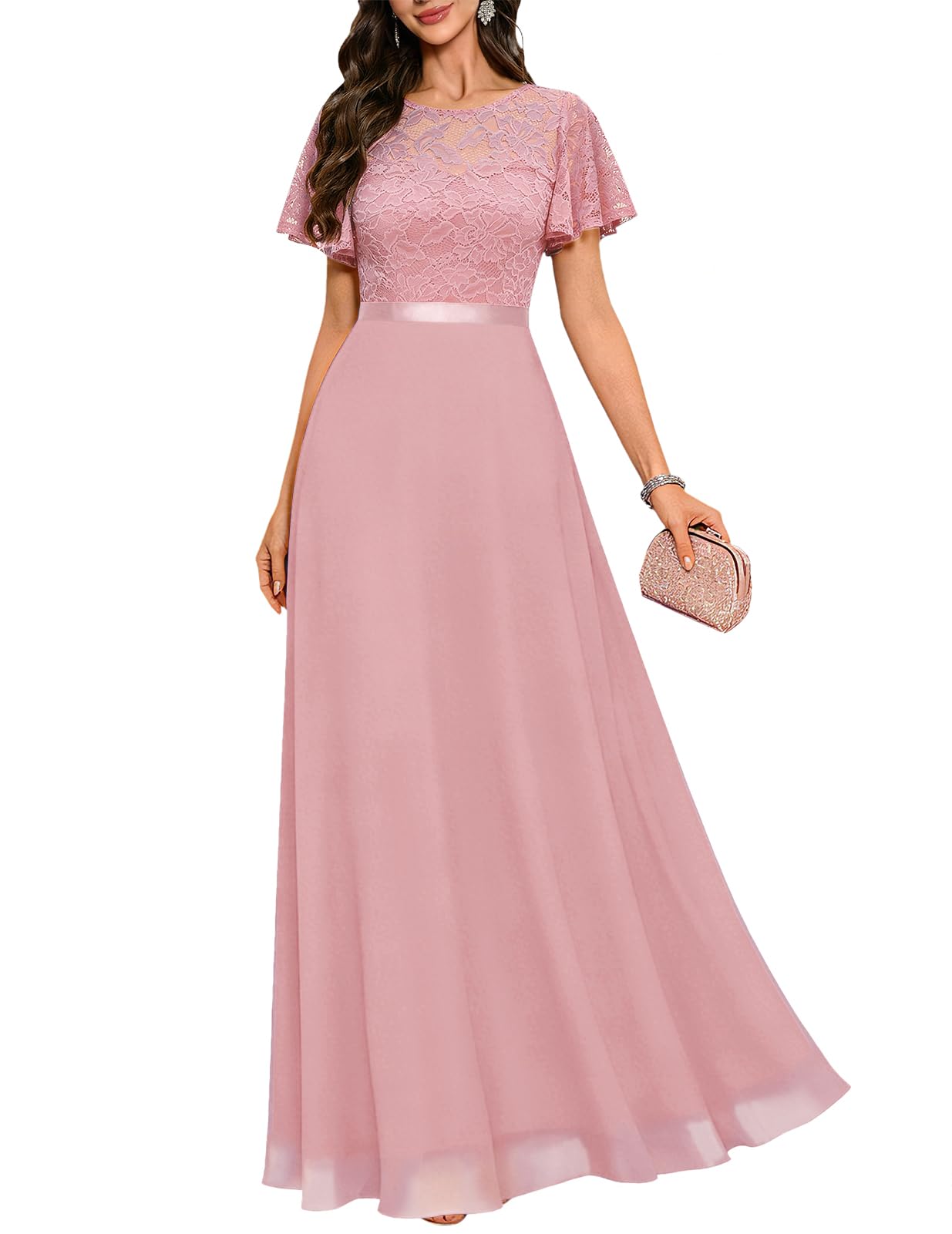 DRESSTELLS Ruffle Lace
