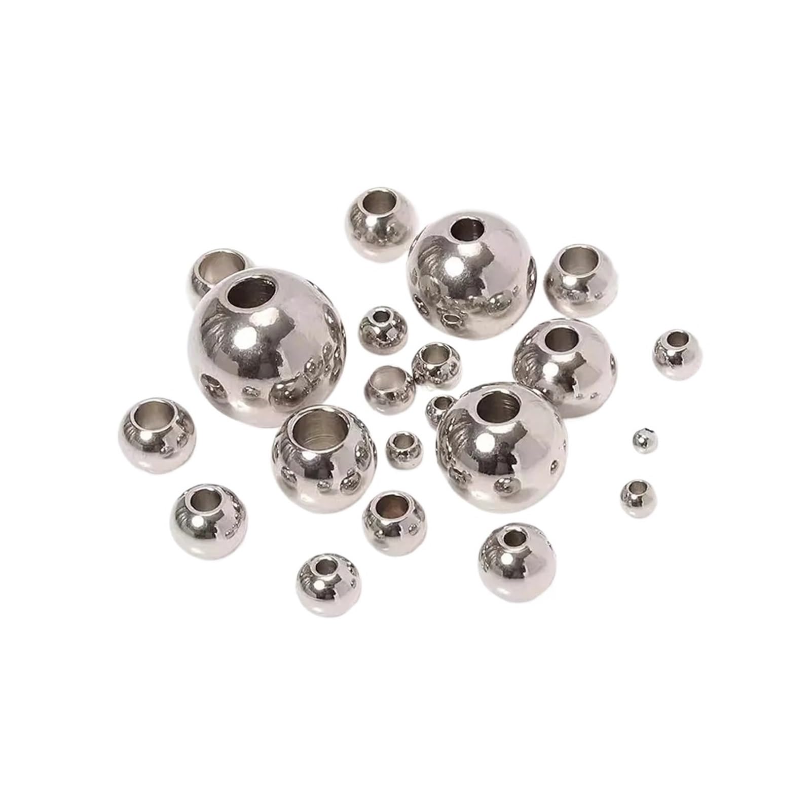 Ydyaenio Women's 35Mm Stainless Steel Drilling Balls M2 M3 M4 M5 M6 M8 M10 M12 M14 M16 M18 Threaded Half Hole Balls Stainless Steel Drilling Ball Blind Thread For Bike Bicycles Skateboard(M8,)