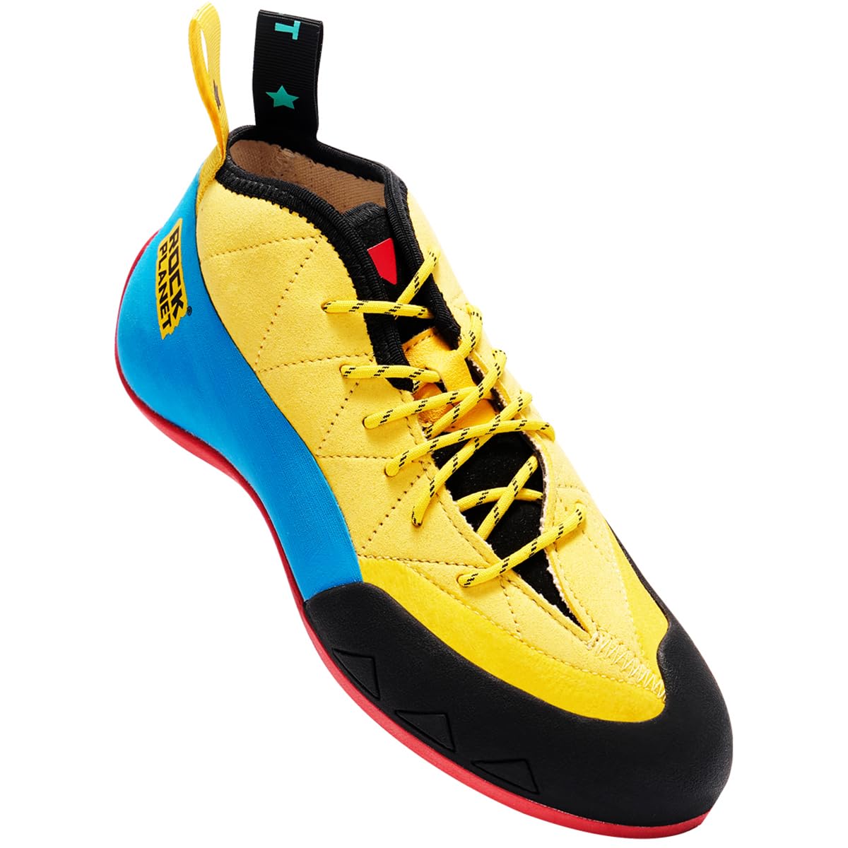 CASTIRON LIFT Professional Climbing Shoes Advanced Downturn for Sport Climbing Bouldering | Asymmetric Toe Box & High Sensitivity? Yellow