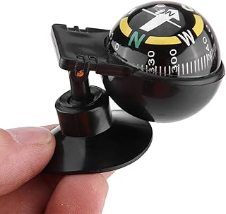 Car Compass, Navigation Compass, Plastic Direction Pointing for Cycling Hiking Boat Truck
