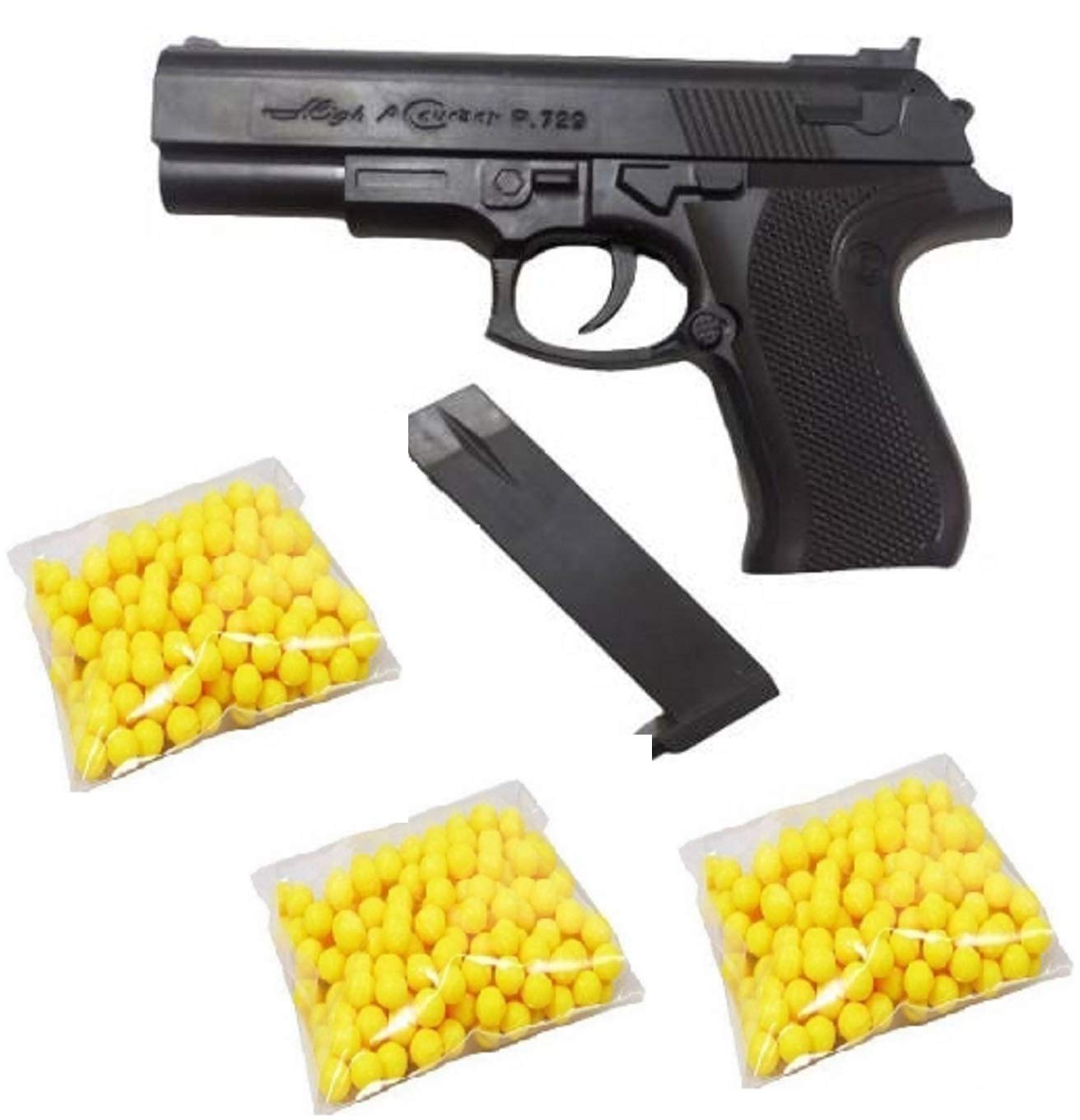 WHEELSQUARE Toy Pistol Gun With 8 Round Fire With 200 Bullets (B0D5WDVJ94) Amazon Price History, Amazon Price Tracker
