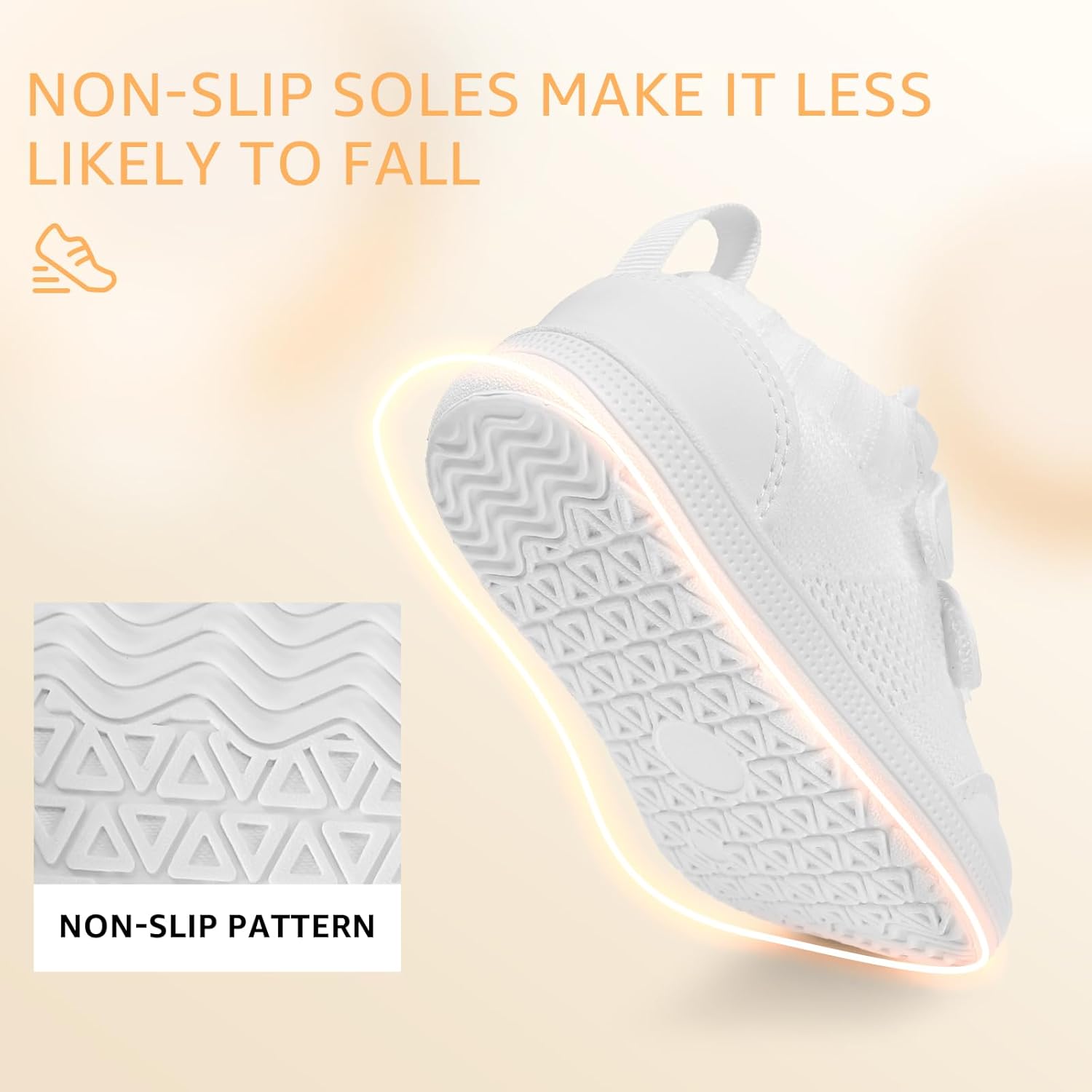 Toddler Wide Toe Box Barefoot Shoes Boys Girls Sneaker Tennis Sneakers Breathable Non-Slip First Walking Shoe School Activities - Image 9