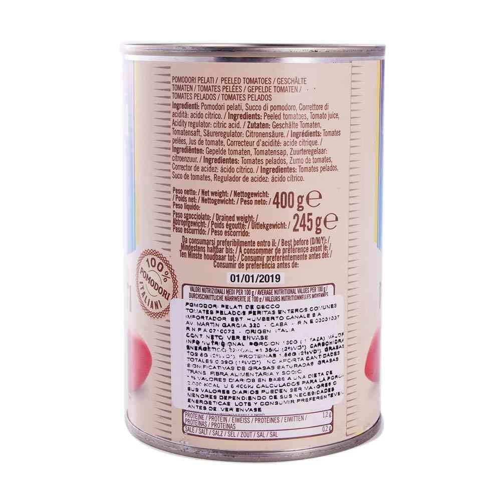 Italian Gourmet – Geschälte Tomaten Pelati aus 100% italienischen Tomaten 48×400g – Aromatische ganze für Saucen, Pizza, Pasta & mediterrane Küche + Italian Gourmet Polpa