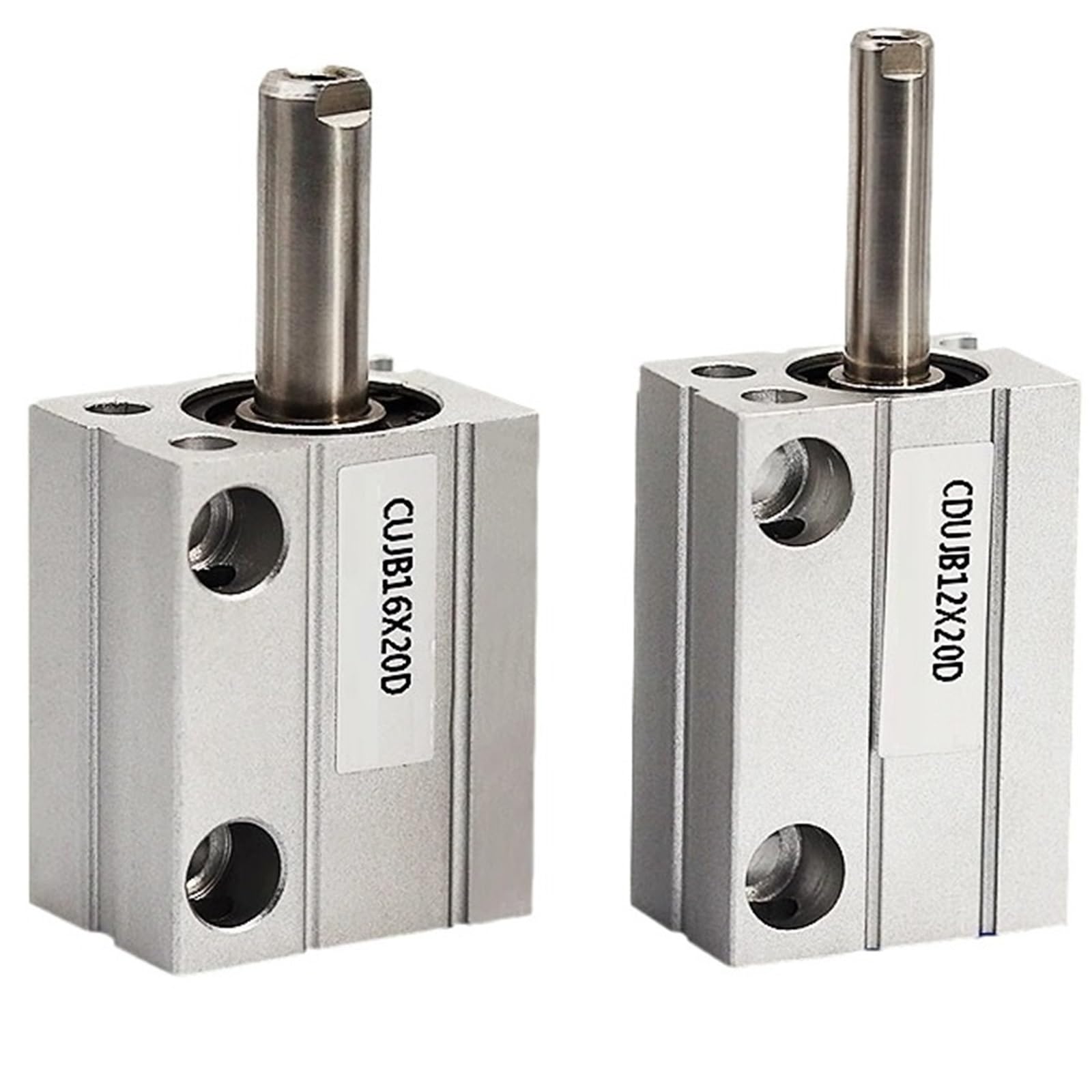 Cylindre pneumatique carré CDUJB10 double effet avec course de 4mm