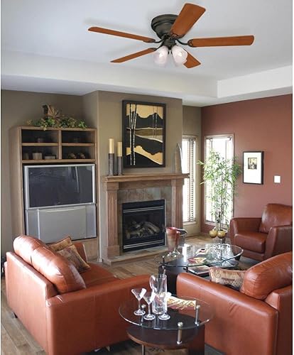 Miniatura 3 de Westinghouse 7741700 - Brazos de repuesto de 52 pulgadas con acabado de bronce aceitado, paquete de cinco, bronce (Oil-Rubbed Bronze Finish)