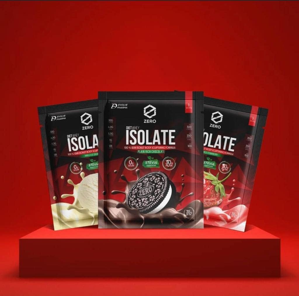 Zero Isolate Whey Protein 30G Protein 15 Sachets (MIX) Buy Online at