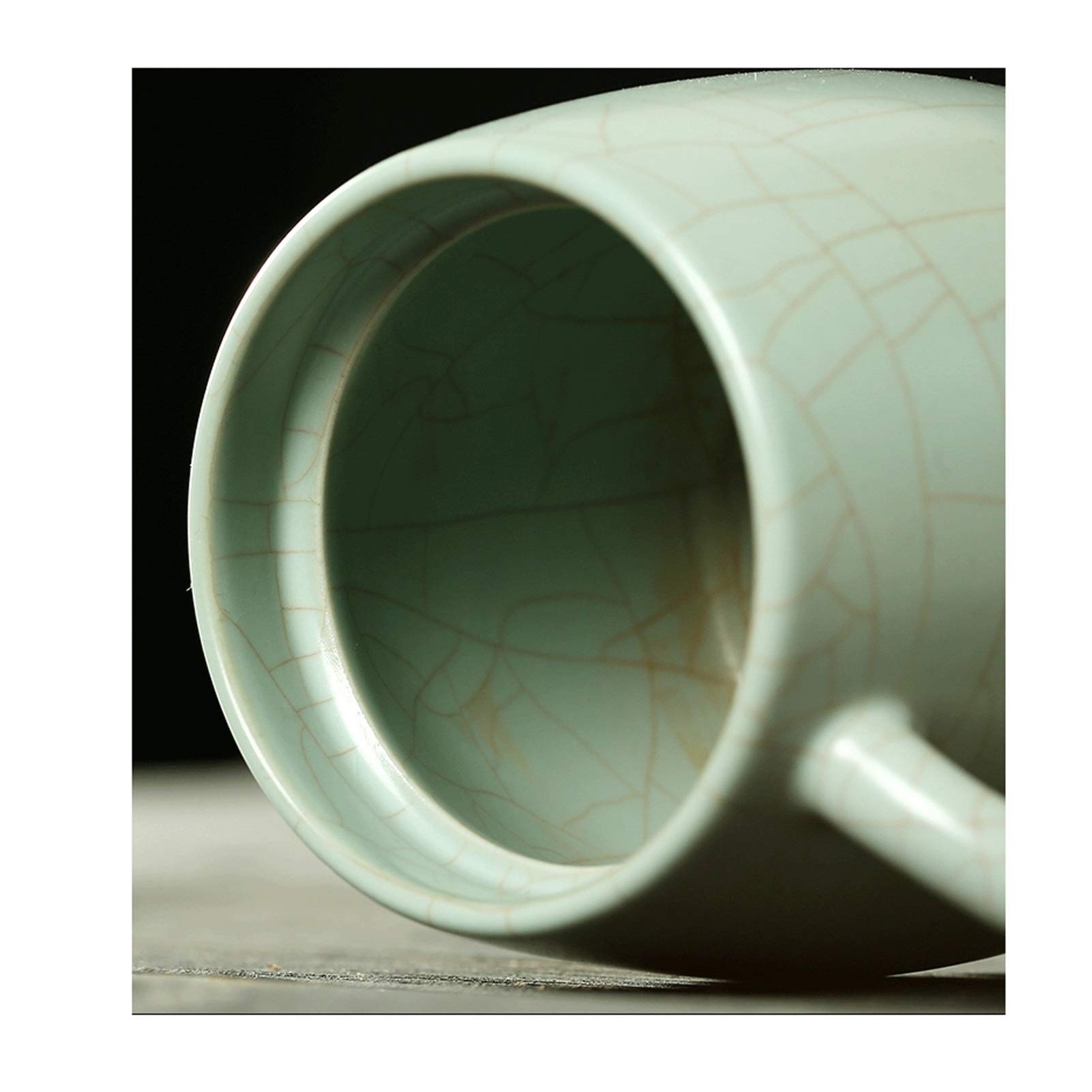 Kaffeetassen Becher Keramikbecher mit Deckel 480 ml Großkapazität Teeschale Geeignet für Büro Home Exquisite Weihnachten, Valentinstag für Frauen Männer