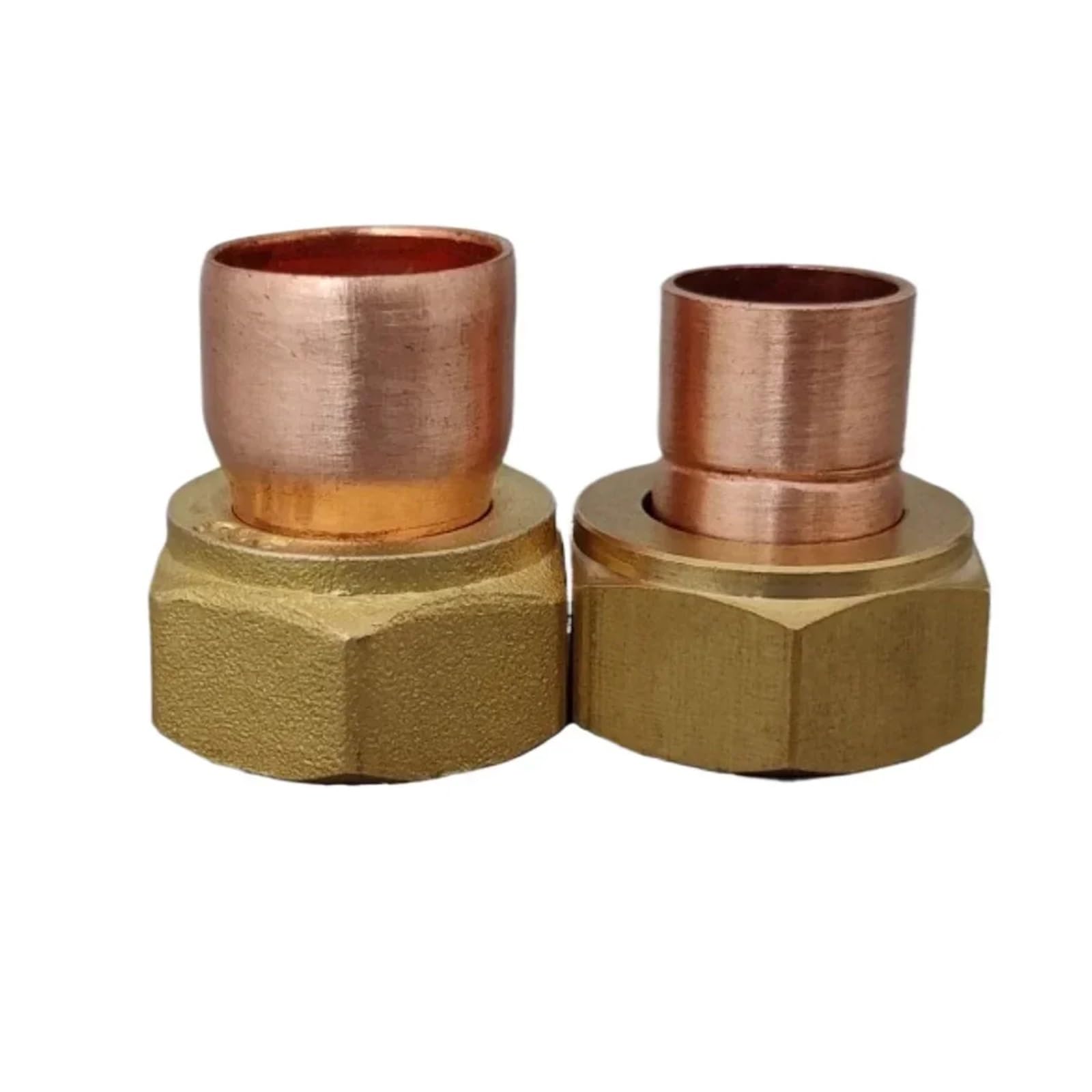 Xuro Gwint żeński 1/2-2" BSPP 12,7-42 mm, łącznik kielichowy do rur miedzianych, gniazdo dwuzłączkowe, miedziana złączka instalacyjna do klimatyzatora(Straight,2 BSP TO 54MM_FEMALE TO END FEED)