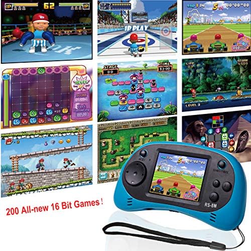Kids Handheld Portable Video Game Player with 200 Games - 16 Bit 2.5 Inch Screen Mini Retro Electronic Machine for Boys Girls - 5