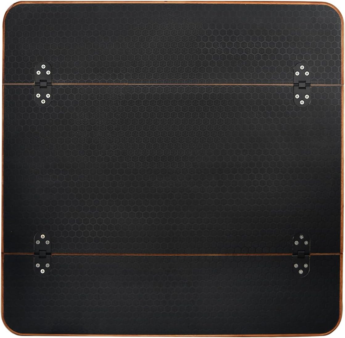 Folding RV Table Top Replacement, 23.4 x 22.8 Inch, Premium Baltic Birch Tabletop with Black Honeycomb Texture, Space Saving Board for Camper Van, Boat,RV (Top Only)