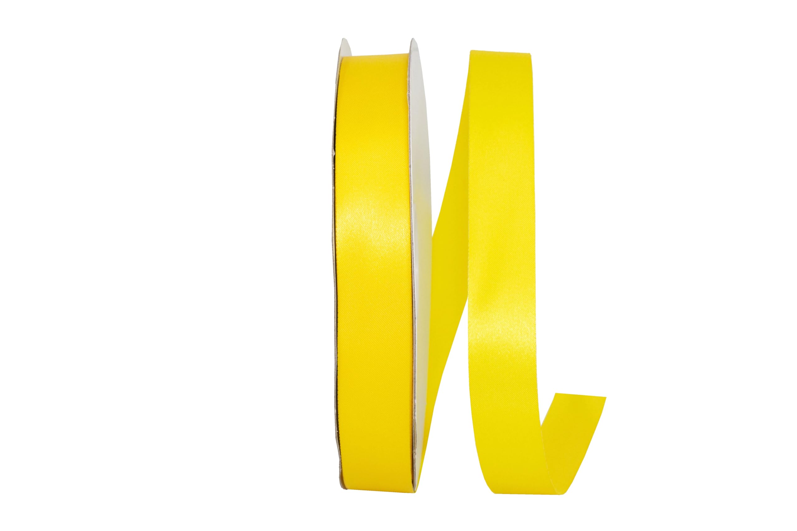 Reliant Ribbon 5100-079-05C Ribbon, 7/8 Inch X 100 Yards, Yellow