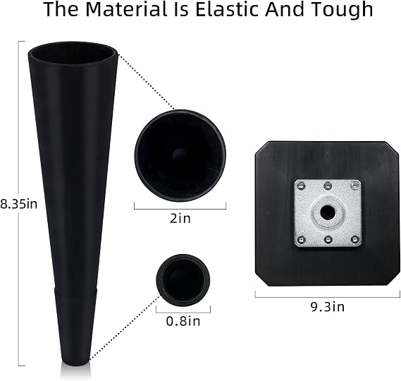 Portable Baseball Tee, Batting Tee for Baseball/Softball, Adjustable Height, Tee Ball Stand with Weighted Base, Flexible Rubber Top, Hitting Tee for Kid/Youth/Adult, Easy Assembly