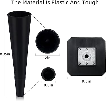 Portable Baseball Tee, Batting Tee for Baseball/Softball, Adjustable Height, Tee Ball Stand with Weighted Base, Flexible Rubber Top, Hitting Tee for Kid/Youth/Adult, Easy Assembly