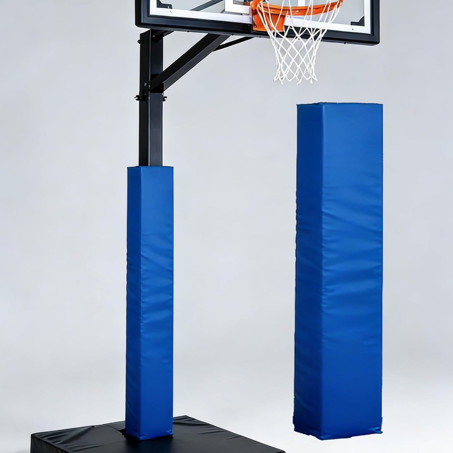 Basketball Pole Pad - Thick Foam Goal Post Protector for Square Poles - Indoor Outdoor Safety Cushion Wrap