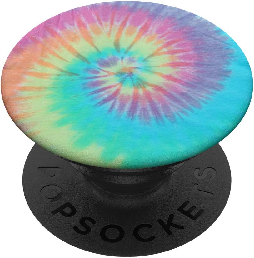 Tie Dye Vintage Psychedelic Hippie Pastel 1960s-Style PopSockets Adhesive PopGrip